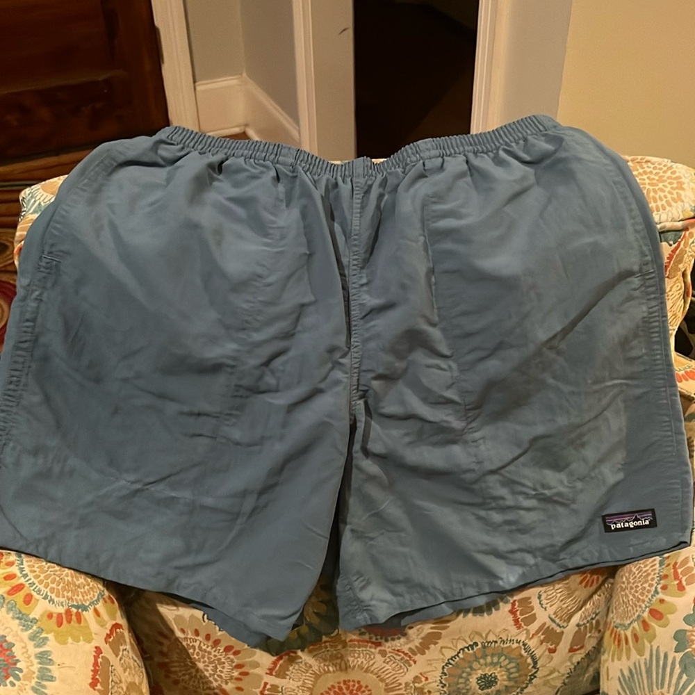 Men's Patagonia Baggies Longs Shorts 7" Pigeon Blue